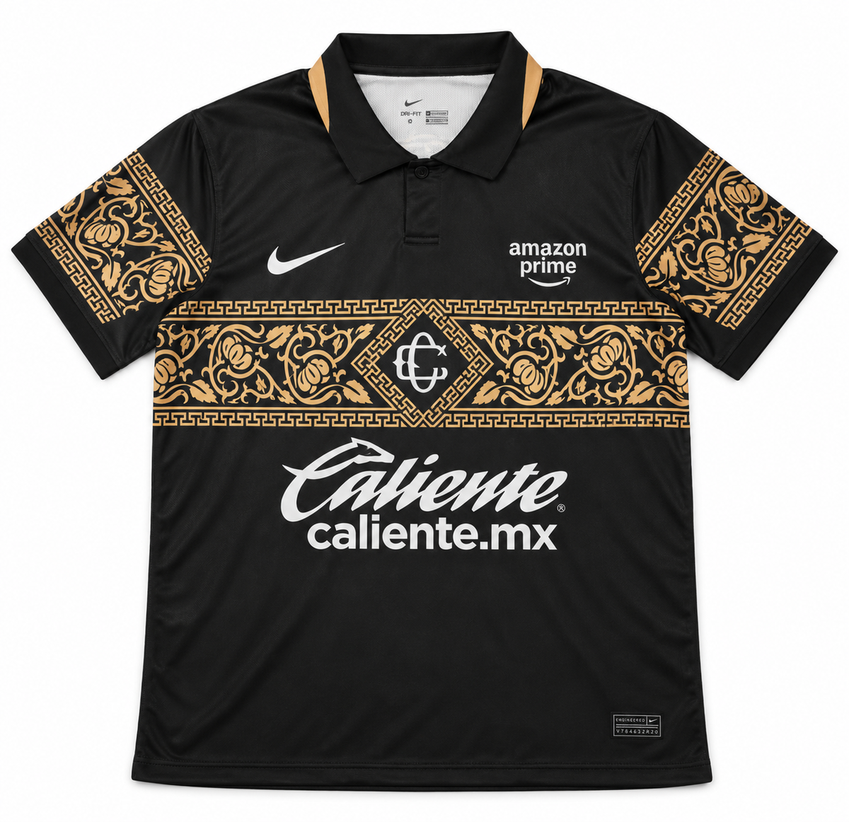Jersey Chivas Alternativo 26/27 negro y dorado